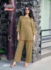 Maanya Vol 1 By Mystic 9 Silk With Embroidery Work Co Ord Set